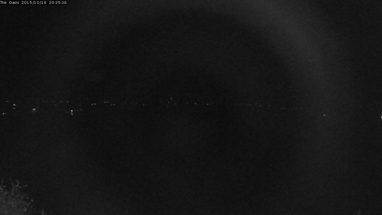 Lake Travis webcam, October 18, 2015 7:40 PM CT