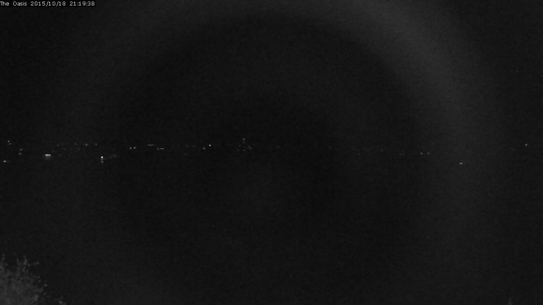 Lake Travis webcam, October 18, 2015 8:25 PM CT