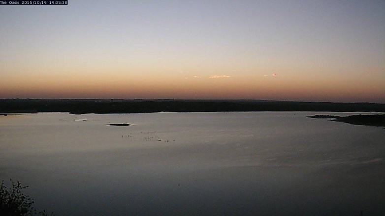 Lake Travis webcam, October 19, 2015 6:10 PM CT