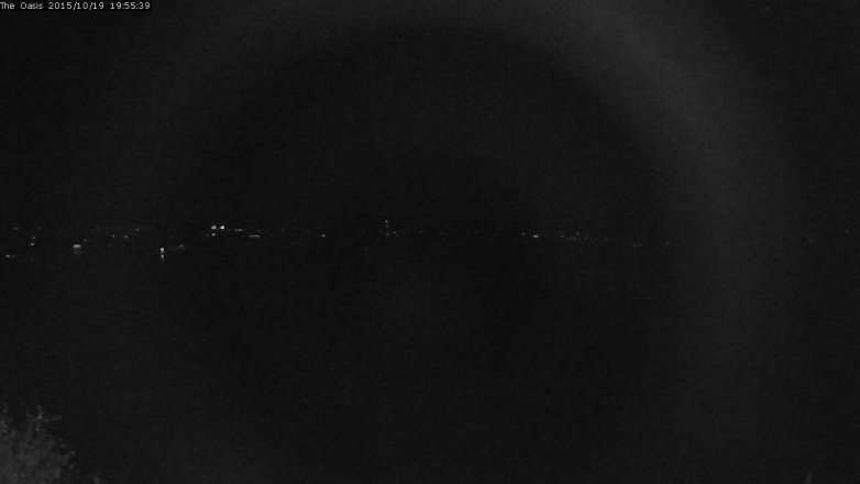 Lake Travis webcam, October 19, 2015 7:00 PM CT