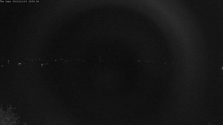 Lake Travis webcam, October 19, 2015 8:00 PM CT