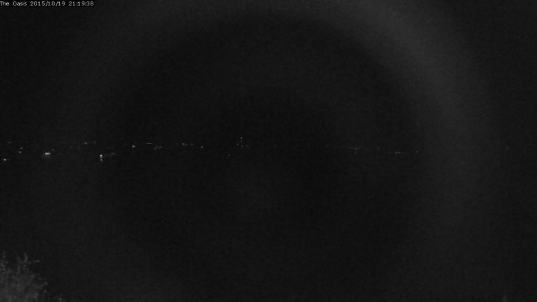 Lake Travis webcam, October 19, 2015 8:25 PM CT