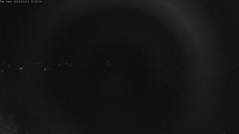 Lake Travis webcam, October 19, 2015 9:45 PM CT