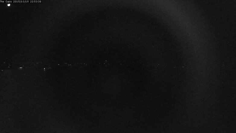 Lake Travis webcam, October 19, 2015 10:00 PM CT
