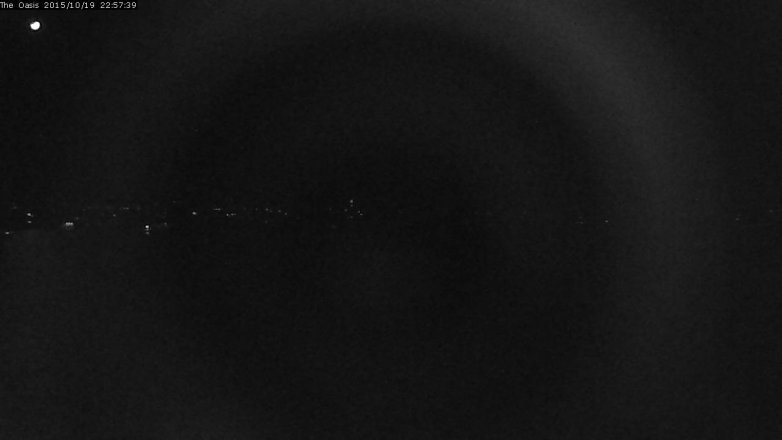 Lake Travis webcam, October 19, 2015 10:05 PM CT