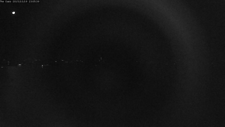 Lake Travis webcam, October 19, 2015 10:15 PM CT