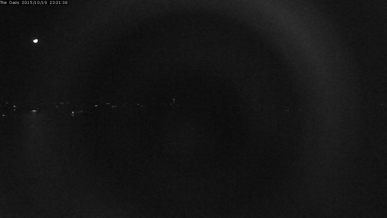 Lake Travis webcam, October 19, 2015 10:25 PM CT