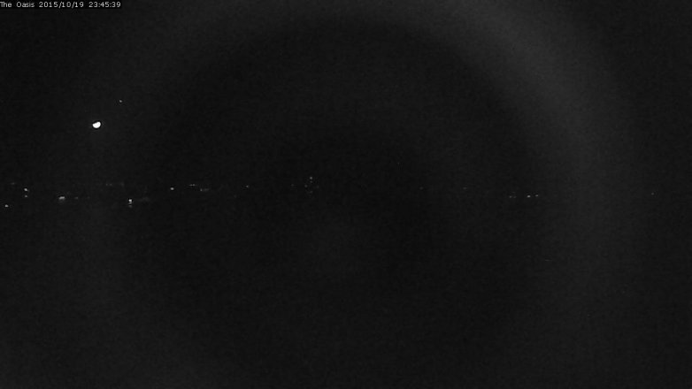 Lake Travis webcam, October 19, 2015 10:50 PM CT