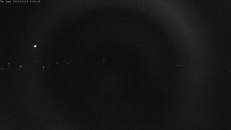 Lake Travis webcam, October 19, 2015 10:55 PM CT