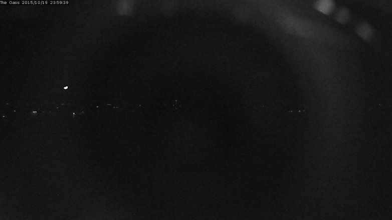 Lake Travis webcam, October 19, 2015 11:05 PM CT