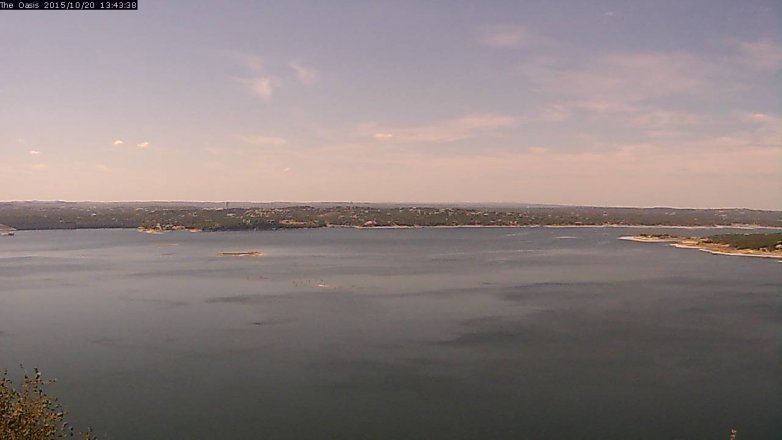 Lake Travis webcam, October 20, 2015 12:50 PM CT