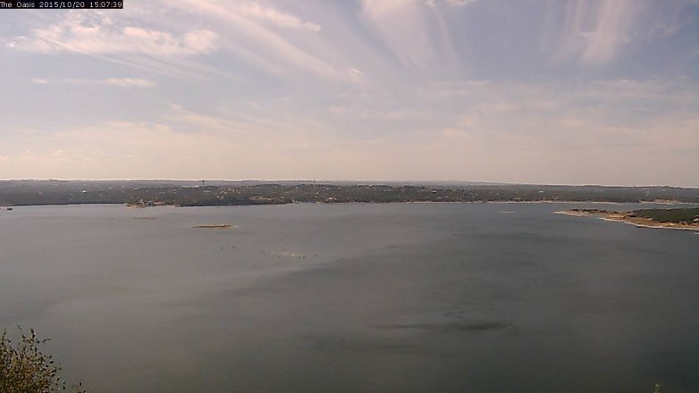 Lake Travis webcam, October 20, 2015 2:15 PM CT