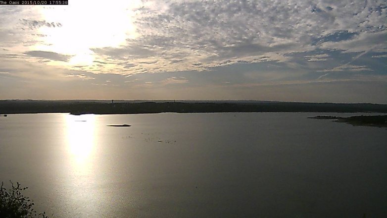 Lake Travis webcam, October 20, 2015 5:00 PM CT