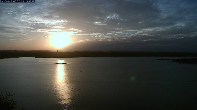 Lake Travis webcam, October 20, 2015 5:50 PM CT