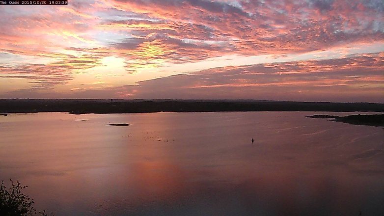 Lake Travis webcam, October 20, 2015 6:10 PM CT