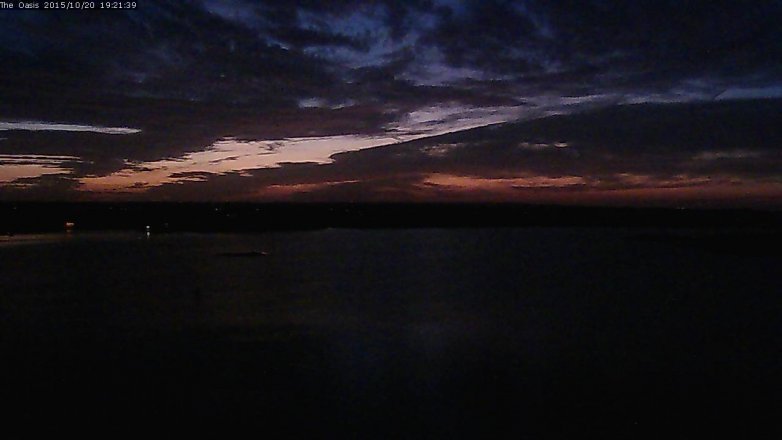Lake Travis webcam, October 20, 2015 6:30 PM CT
