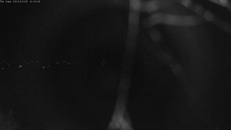 Lake Travis webcam, October 20, 2015 8:50 PM CT
