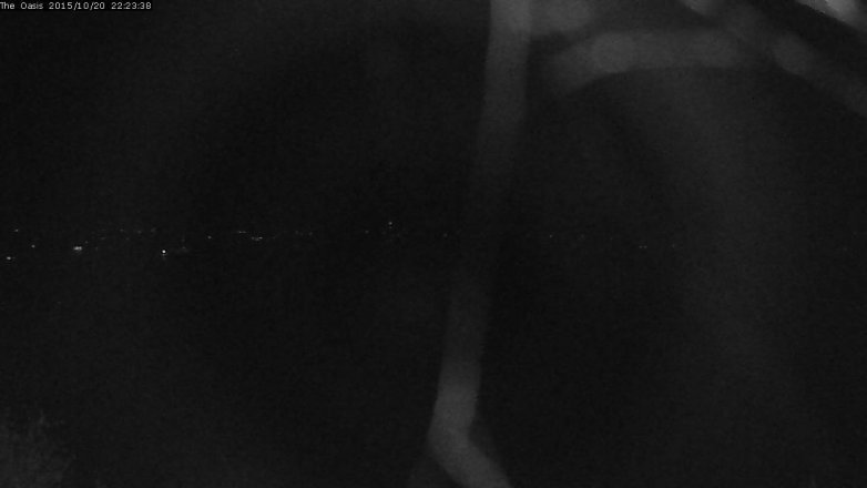 Lake Travis webcam, October 20, 2015 9:30 PM CT