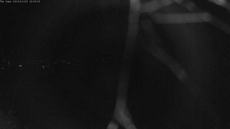 Lake Travis webcam, October 20, 2015 9:40 PM CT