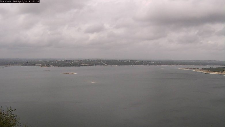 Lake Travis webcam, October 21, 2015 11:00 AM CT