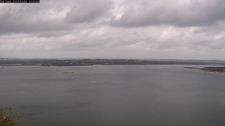Lake Travis webcam, October 21, 2015 11:35 AM CT