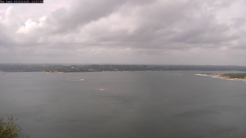 Lake Travis webcam, October 21, 2015 11:45 AM CT