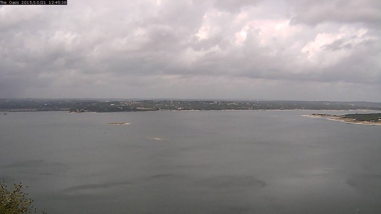 Lake Travis webcam, October 21, 2015 11:50 AM CT