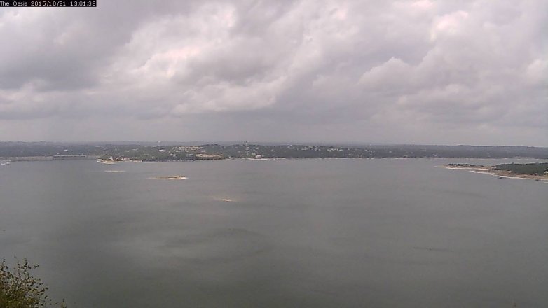 Lake Travis webcam, October 21, 2015 12:05 PM CT