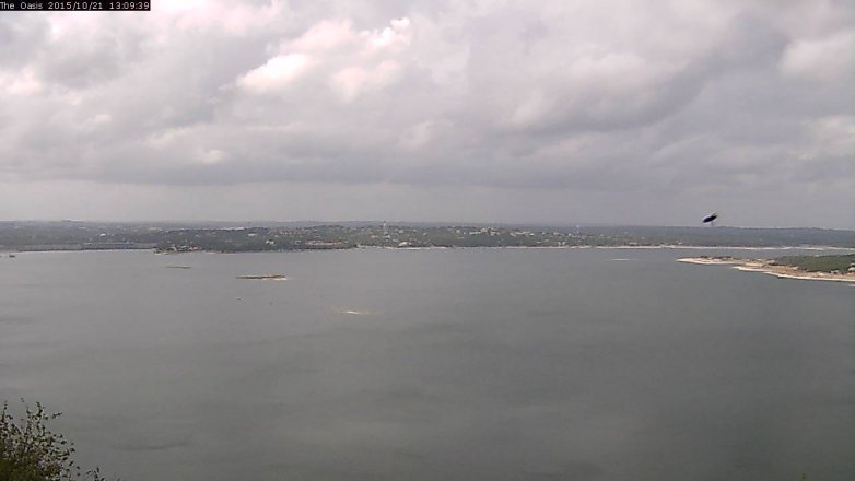 Lake Travis webcam, October 21, 2015 12:15 PM CT
