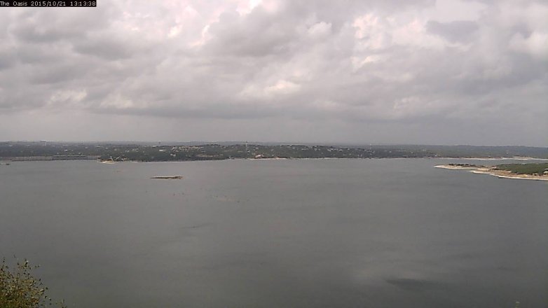 Lake Travis webcam, October 21, 2015 12:20 PM CT