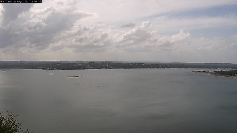 Lake Travis webcam, October 21, 2015 2:50 PM CT