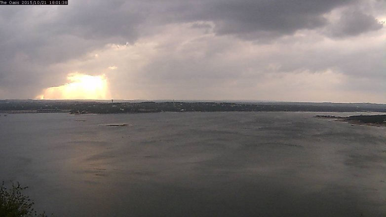 Lake Travis webcam, October 21, 2015 5:05 PM CT