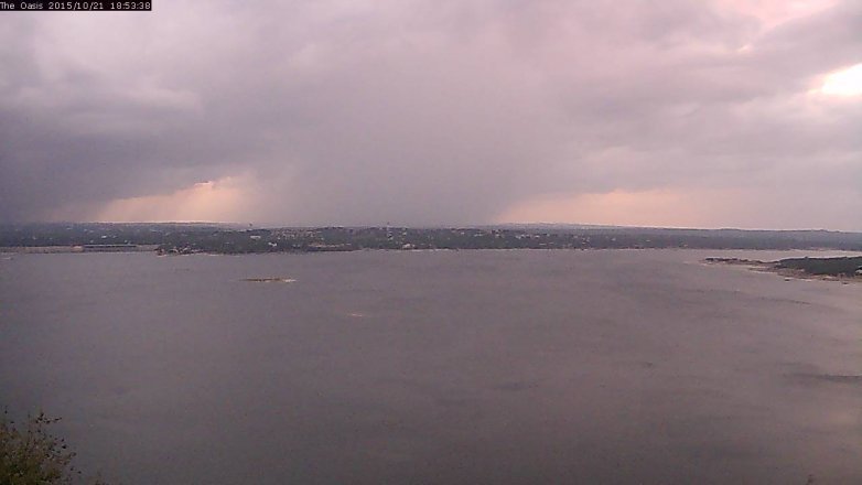 Lake Travis webcam, October 21, 2015 6:00 PM CT