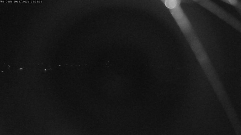 Lake Travis webcam, October 21, 2015 10:30 PM CT