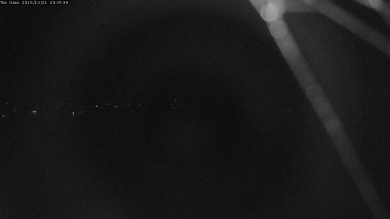 Lake Travis webcam, October 21, 2015 10:45 PM CT
