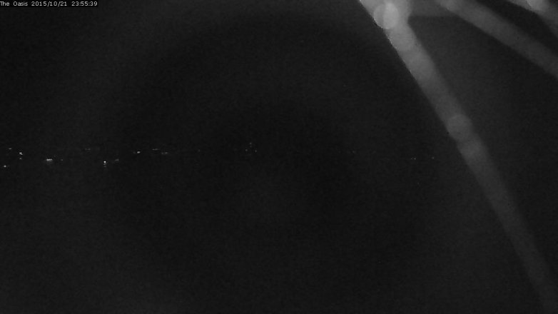 Lake Travis webcam, October 21, 2015 11:00 PM CT
