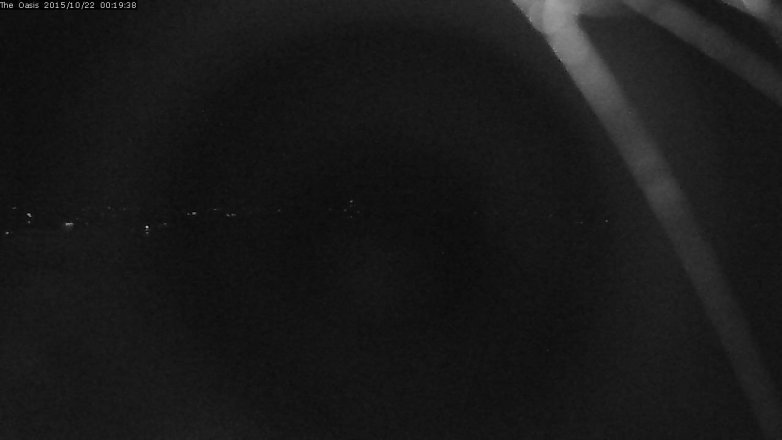 Lake Travis webcam, October 21, 2015 11:25 PM CT
