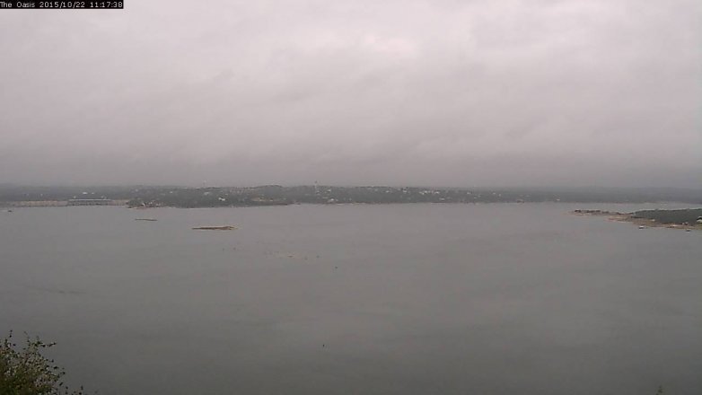 Lake Travis webcam, October 22, 2015 10:25 AM CT