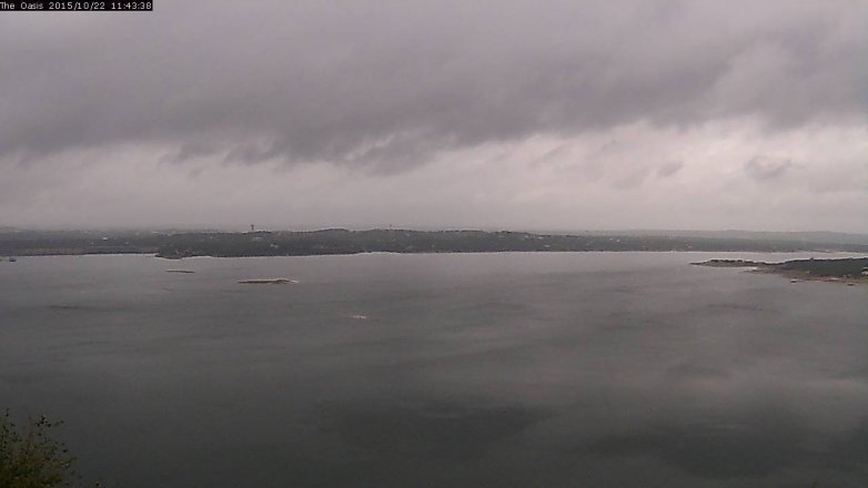 Lake Travis webcam, October 22, 2015 10:50 AM CT