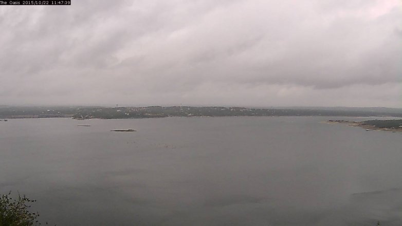Lake Travis webcam, October 22, 2015 10:55 AM CT
