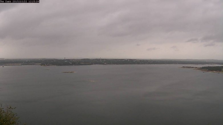 Lake Travis webcam, October 22, 2015 11:35 AM CT