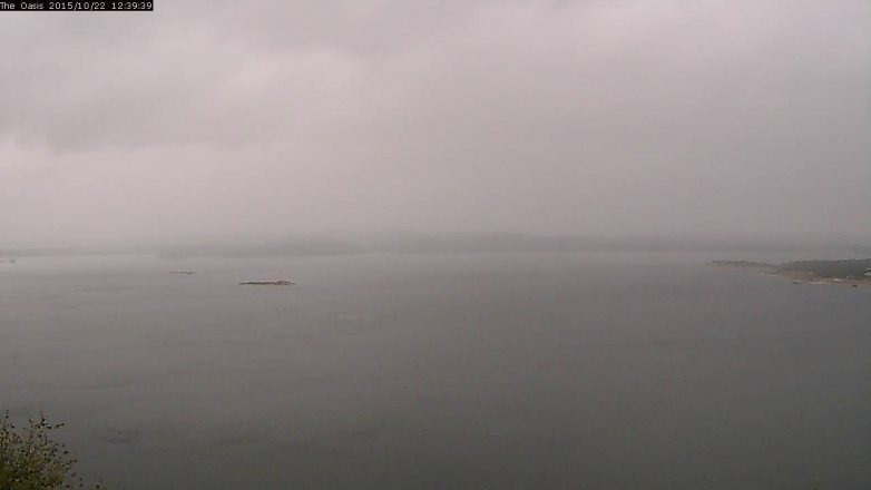 Lake Travis webcam, October 22, 2015 11:45 AM CT