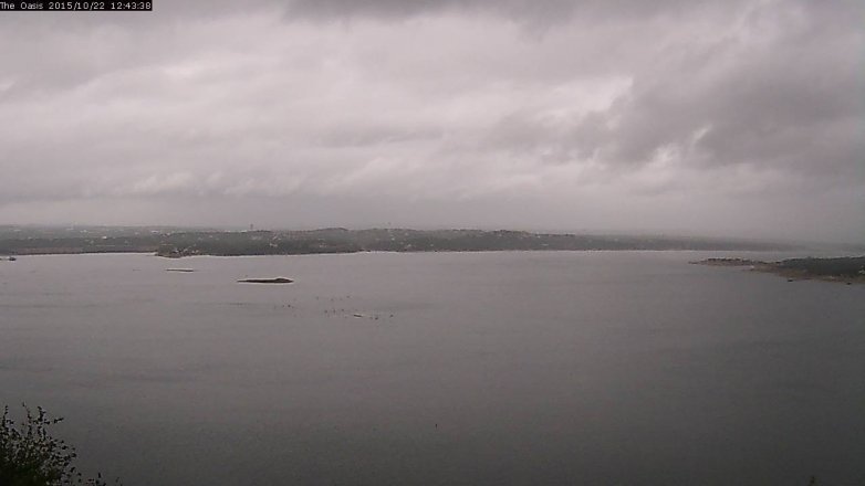 Lake Travis webcam, October 22, 2015 11:50 AM CT