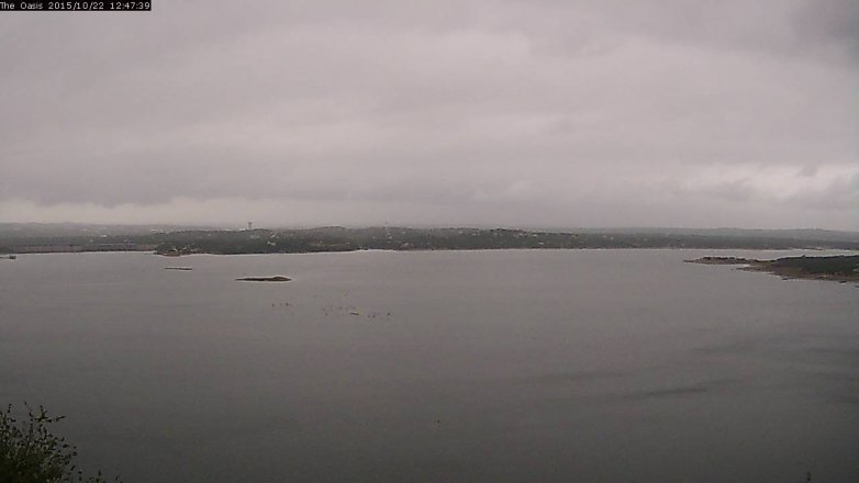 Lake Travis webcam, October 22, 2015 11:55 AM CT