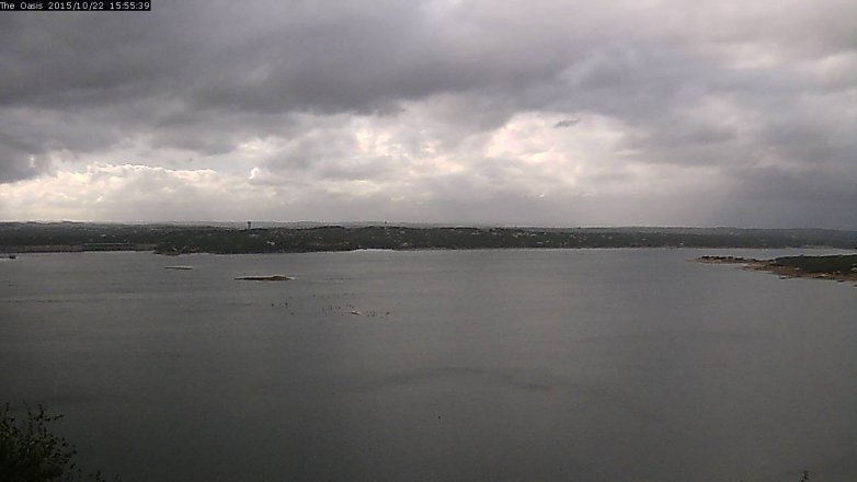Lake Travis webcam, October 22, 2015 3:05 PM CT