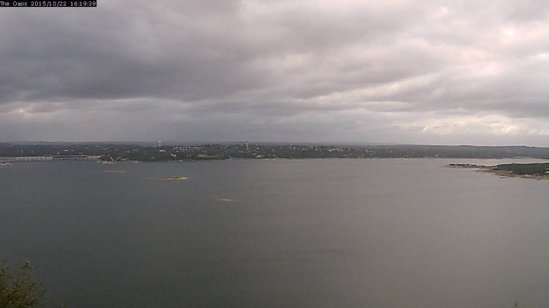 Lake Travis webcam, October 22, 2015 3:25 PM CT
