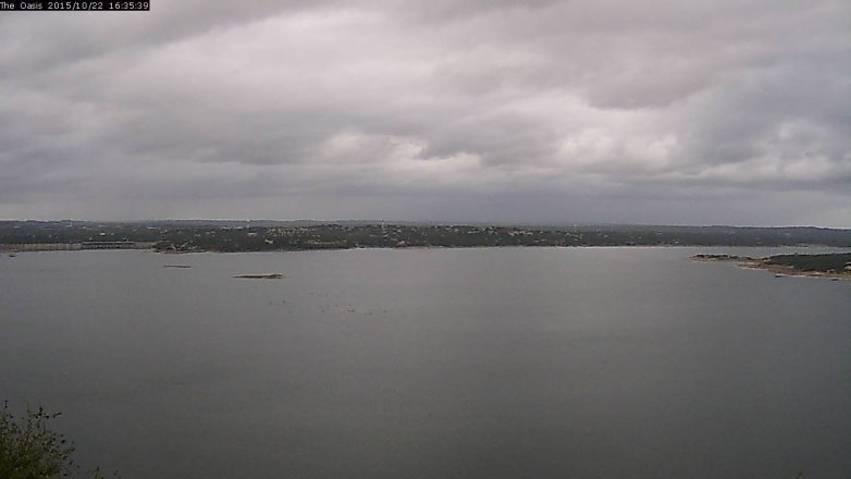 Lake Travis webcam, October 22, 2015 3:40 PM CT