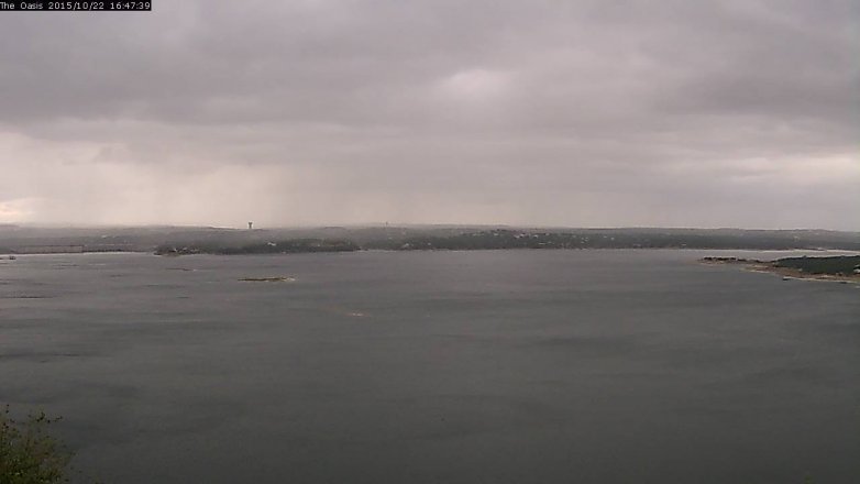 Lake Travis webcam, October 22, 2015 3:55 PM CT