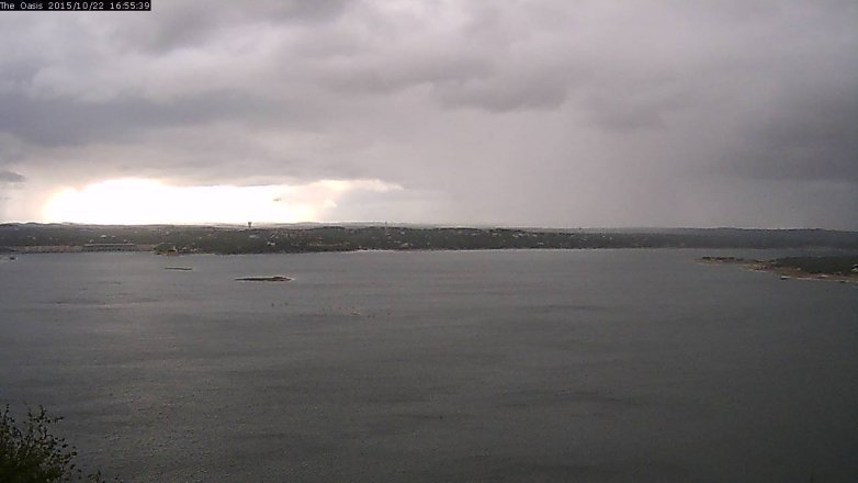 Lake Travis webcam, October 22, 2015 4:00 PM CT