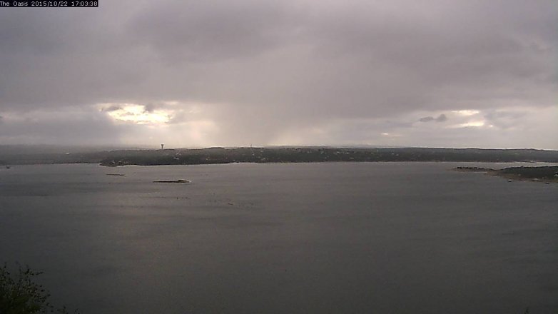 Lake Travis webcam, October 22, 2015 4:10 PM CT
